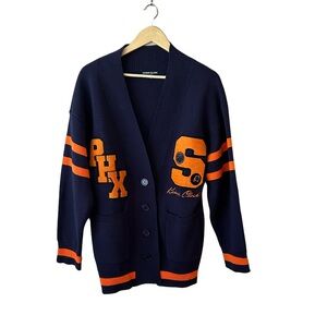 Keiser Clark Medium Cardigan Phoenix Suns Navy Orange Button-Down Men’s Unisex